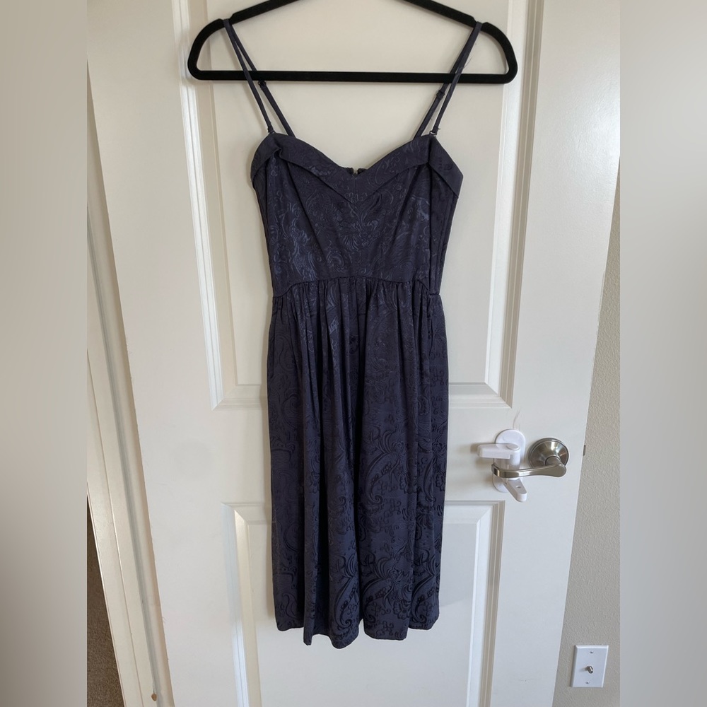 Anthropologie Brocade Maple Dress